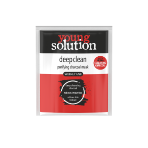 a pack of Deep Clean Purifying Charcoal Mask