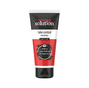 a bottle of Take Control SPF15 Matifying Anti-Spot Moisturiser 100ml