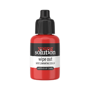 a bottle of Wipe Out Spot Eliminating Drops 30ml