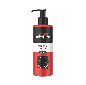 a bottle of young solution Wash Up Triple Action Face Wash 200ml