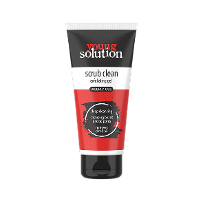 a bottle of Scrub Clean Exfoliating Gel Scrub 100ml
